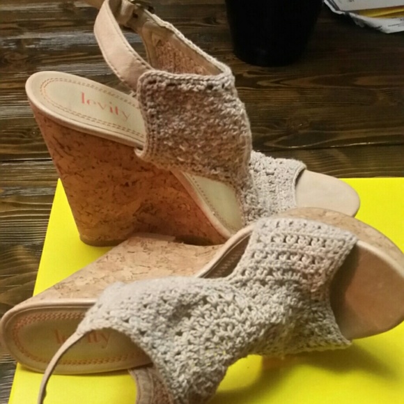 Levity summer wedges..slightly used - Picture 2 of 3