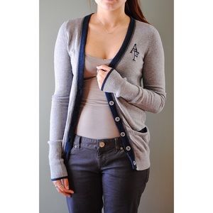 Grey sporty AF cardi