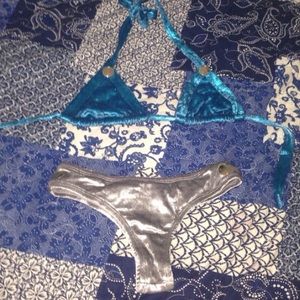 Brazilian bikini bottom and top