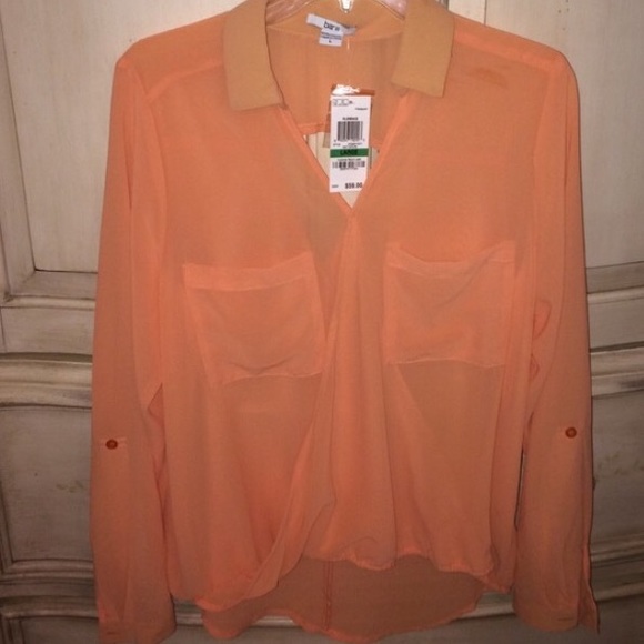 Bar III Orange blouse