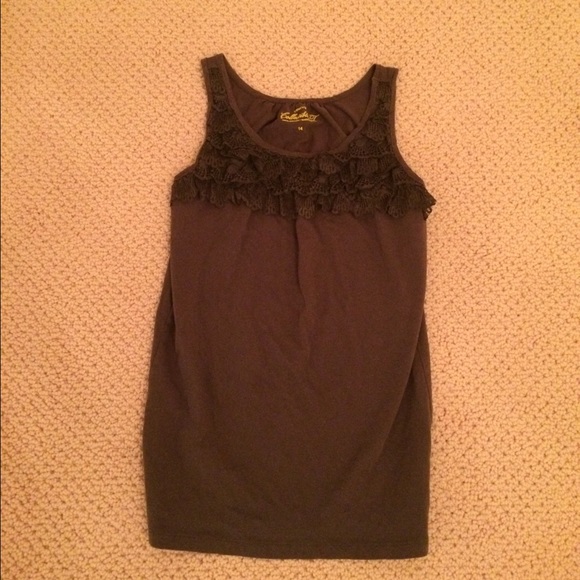 Cute Crewcuts by J.Crew grey tank!