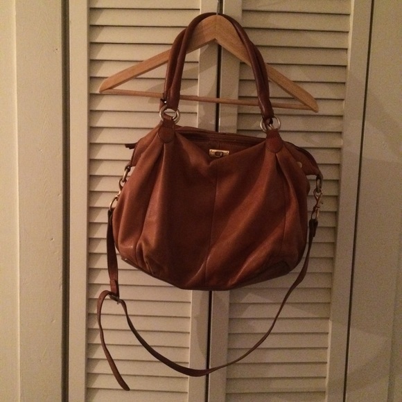 100% authentic leather jcrew bag