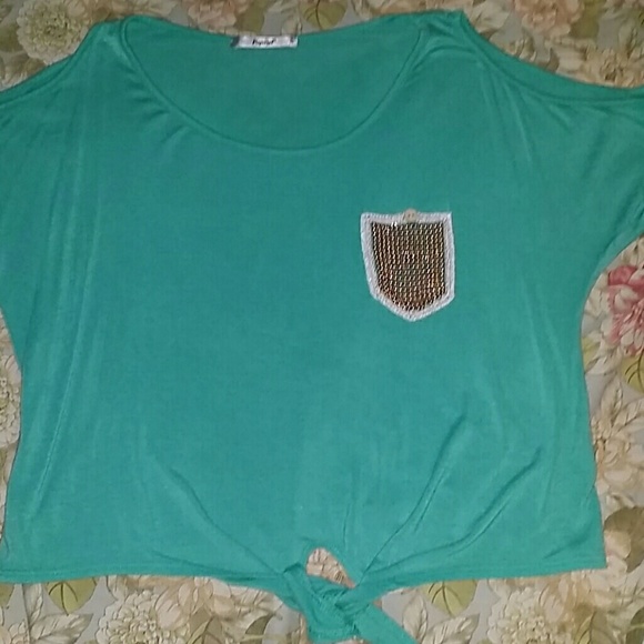 Teal/turquoise shirt