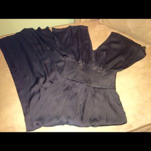 🔴SOLD on Ebay🔴 Bebe Black Silk Pant Jumpsuit