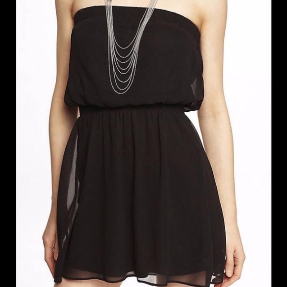 Express - Smocked Waist Tube Dress