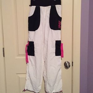Black and white zumba pants