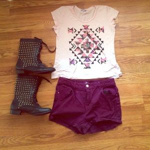 Size 12 maroon shorts