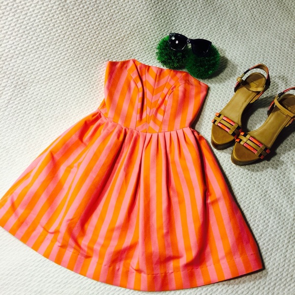 Lilly Pulitzer Strapless Striped Eve Dress