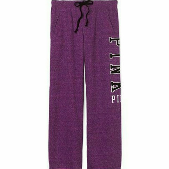 NEW Victoria's Secret PINK Marled Boyfriend Pants