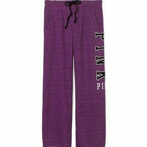 NEW Victoria's Secret PINK Marled Boyfriend Pants