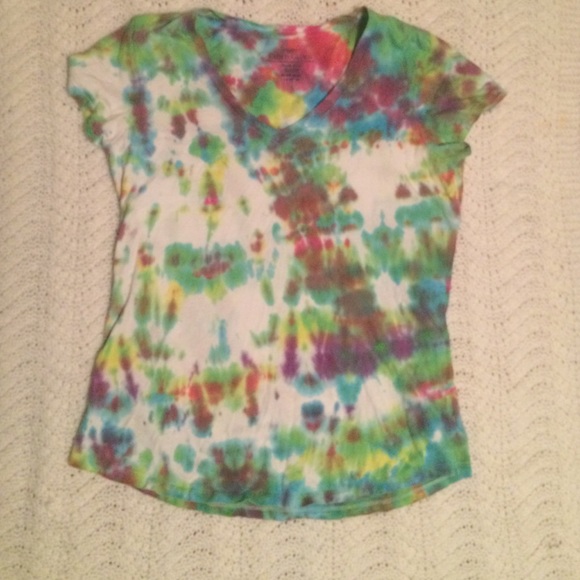 Tie Dye V-Neck Tee