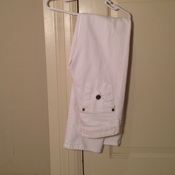 Hudson white jeans