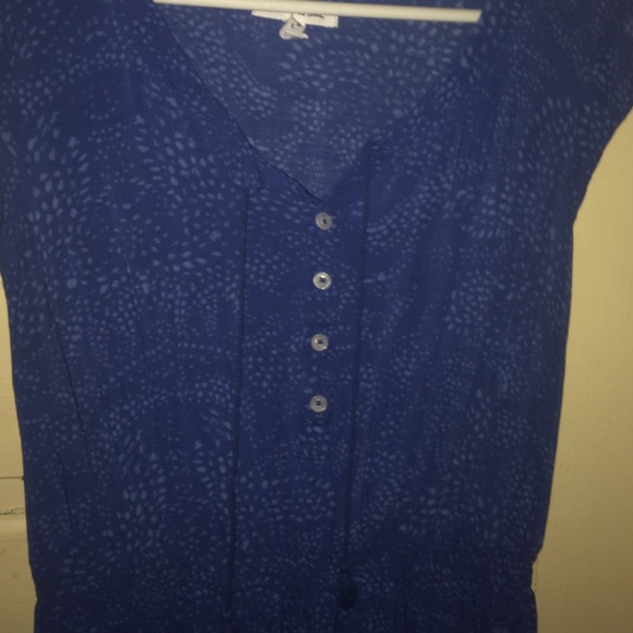 Blue Patterned Aero Dress - Picture 2 of 3