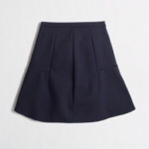 J. Crew navy a-line skirt