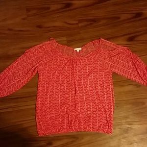 Ny&co cold shoulder top