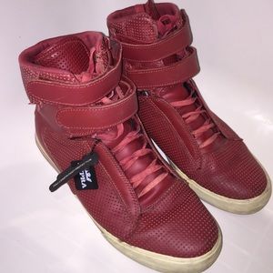Gently used Supra Society TK size 10.5 red perf