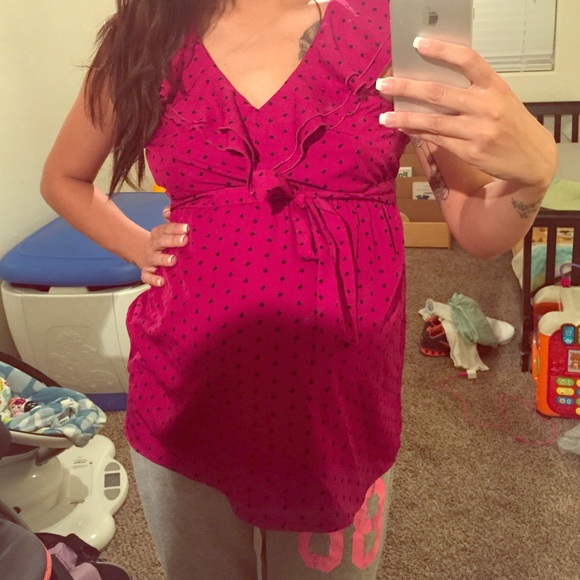 Small maternity top!