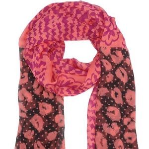 Juicy Couture Silk Chiffon Scarf (new with tag)