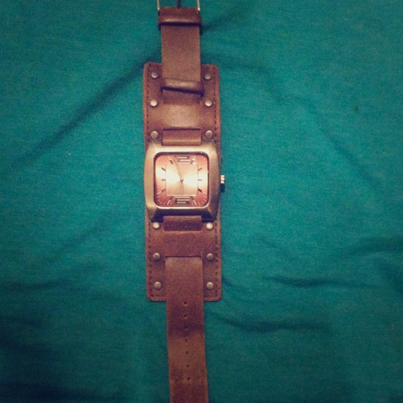 Genuine leather stainless steel