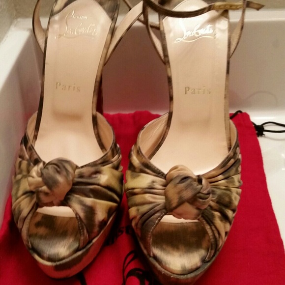 **SOLD**Louboutin Madagascar Heels - Picture 2 of 4