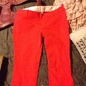 J. crew red pants