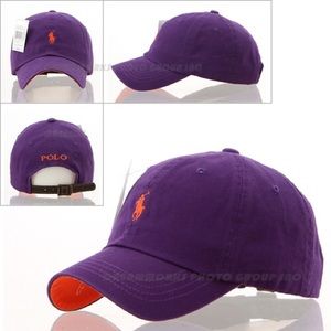 Women's Purple Polo Hat