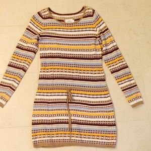 Long sleeve sweater dress