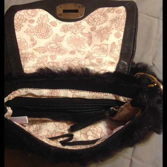 IMOSHION Black leather stylish handbag. - Picture 4 of 4