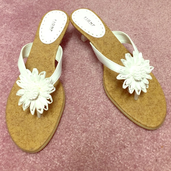Vintage flowered heels