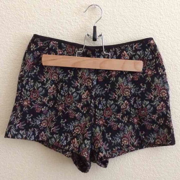 Forever 21 Pants - Forever 21 Floral Tapestry Shorts