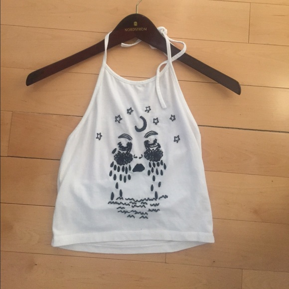Bundle Brandy Melville halter graphic tops