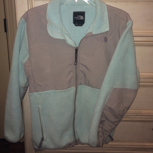 Seafoam Girl's North Face Denali Fleece Jacket