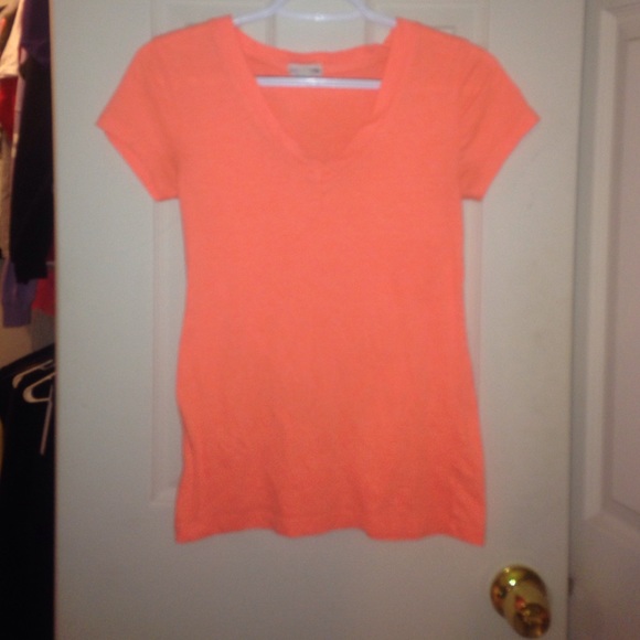 Orange vneck