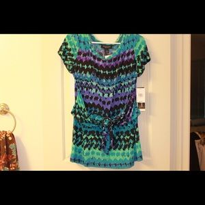 Multi colored work shirt