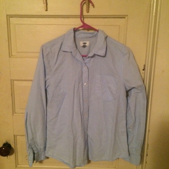 Light Blue Boyfriend Button Down