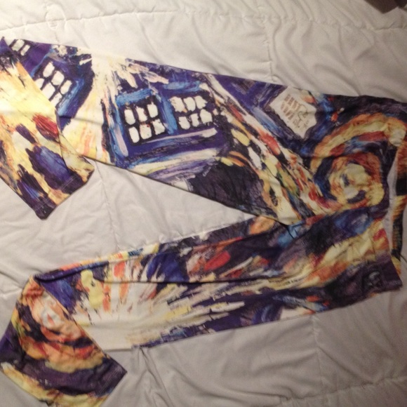 Dr who print legging