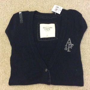 Abercrombie & Fitch Navy Cardigan (new with tag)