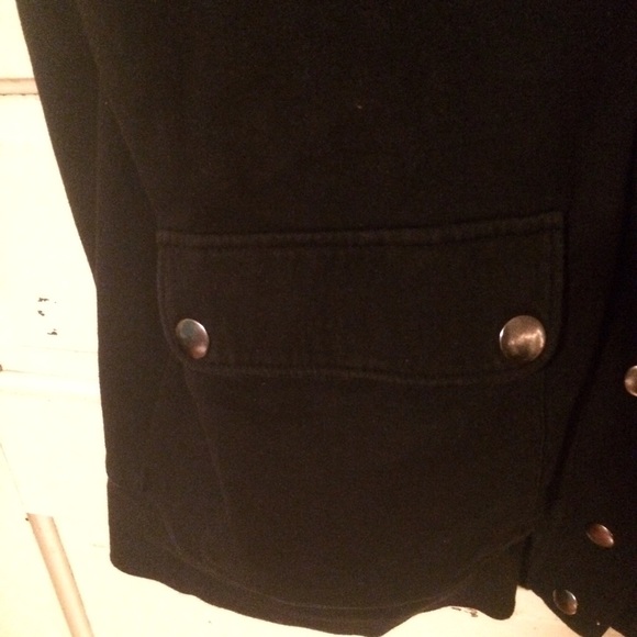 Black Utility Coat - Picture 3 of 3
