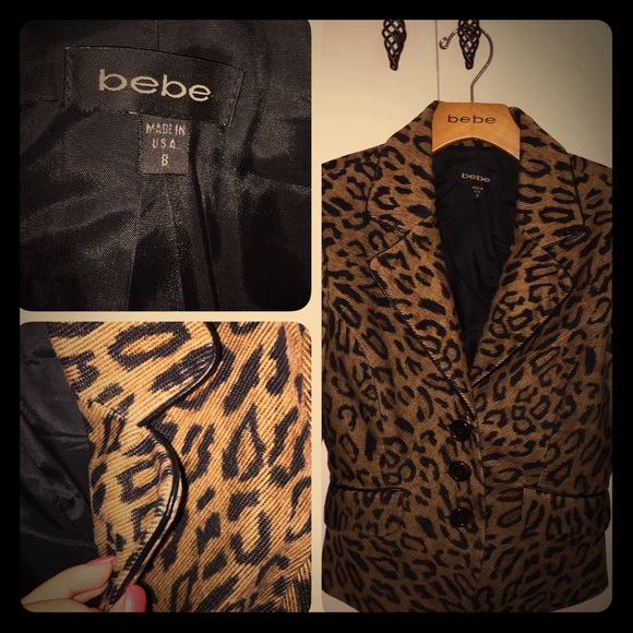 bebe jacket in size 8
