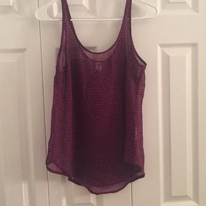 Old Navy purple sheer tank