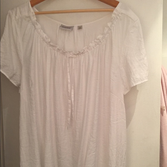 White peasant shirt