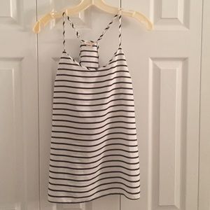 J. Crew striped racer back tank