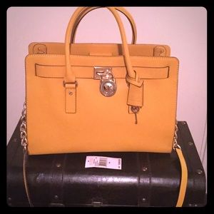 Michael Kors large east/west Hamilton satchel