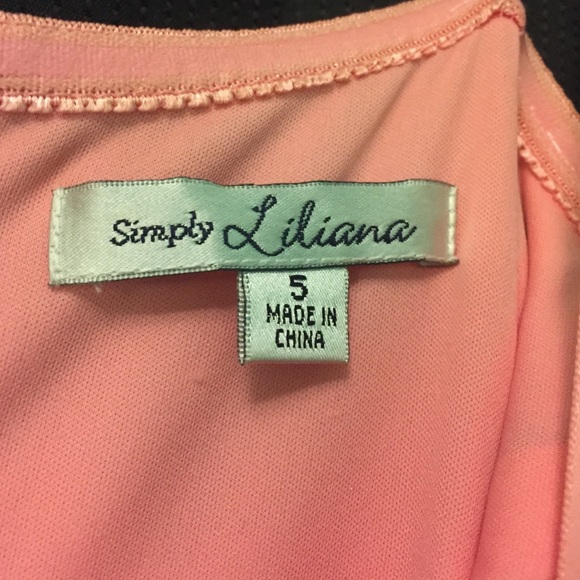 Purple and Coral Prom Dress - Picture 3 of 4