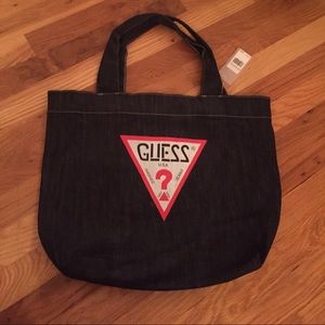 GUESS Large Shopper Tote Bag (NWT)