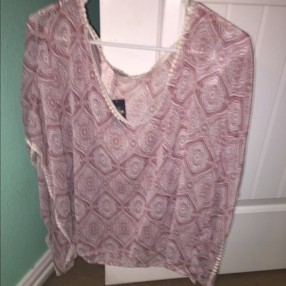Hollister Pom-Pom Poncho