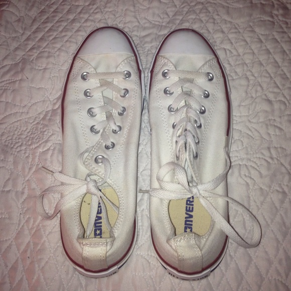 White Low-Top Converse