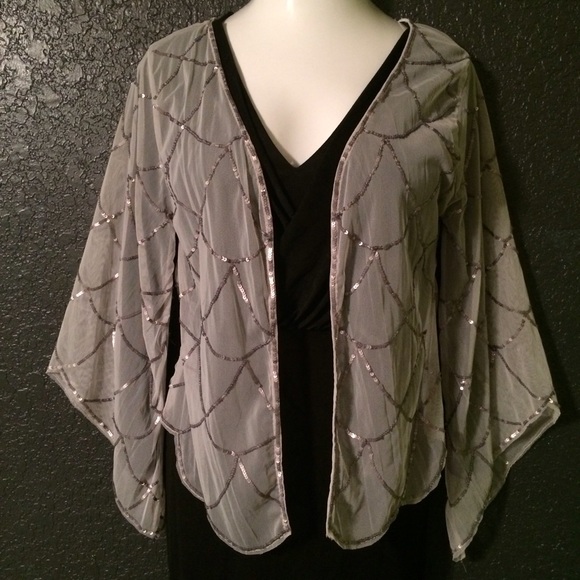 Sequined shrug