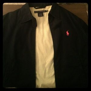 Ralph Lauren sport Medium.  Blue cotton shell