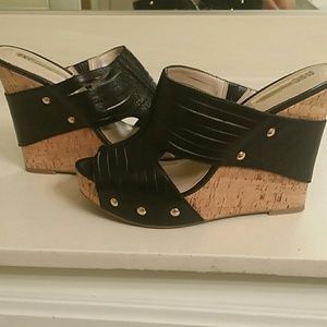 INC Platform Wedge Sandals